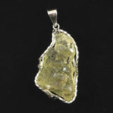 リビアンデザートグラス 34mm原石 ペンダントトップ 12.8g  (ID:24967)