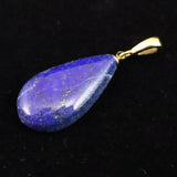 ラピスラズリ 26mmペアシェイプ ペンダントトップ 4.2g (ID:25008)