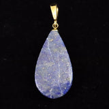 ラピスラズリ 26mmペアシェイプ ペンダントトップ 4.2g (ID:25008)