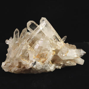 山梨県黒平水晶峠産 水晶 クラスター1382g (ID:25018)