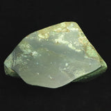 出雲碧玉 出雲石 135mm原石磨き 置物 ディレクトリカード付 589g　 (ID:25471)