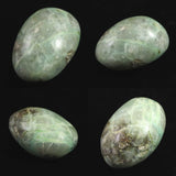ガーニエライト グリーンムーンストーン 63mmタンブル  142g (ID:25542)