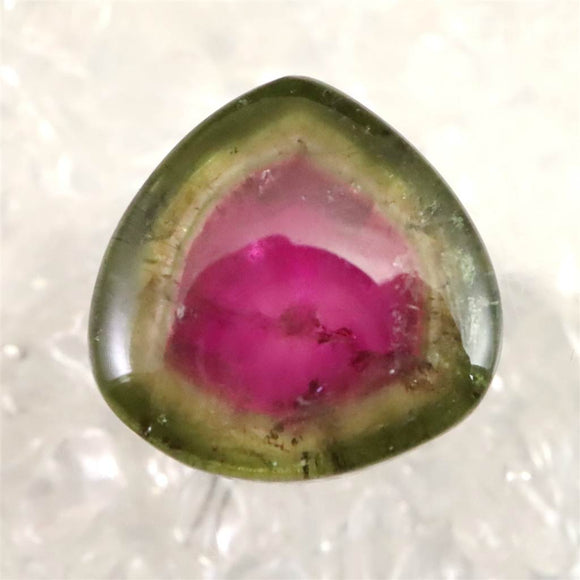ウォーターメロントルマリン タンブル  3.55g (ID:25550)