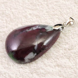 ナイジェリア産ルビーイン ゾイサイト クォーツ ペンダントトップ 11.6g (ID:25562)