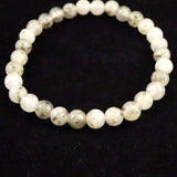 H&E社 サンダローザアゼツライト（AZOZEO) 6mm玉ブレスレット 証明書付 9.9g (ID:25644)