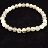 H&E社 サンダローザアゼツライト（AZOZEO) 6mm玉ブレスレット 証明書付 9.9g (ID:25644)