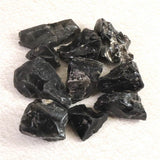 長野 星ヶ塔産 黒曜石 小原石 200gセット  (ID:25661)