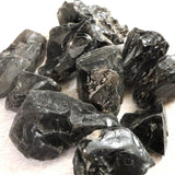長野 星ヶ塔産 黒曜石 小原石 200gセット  (ID:25661)