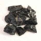 長野 星ヶ塔産 黒曜石 小原石 200gセット  (ID:25661)
