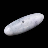 糸魚川翡翠 青海産 ラベンダー  54mm大珠 ディレクトリカード付 21.7g (ID:25771)