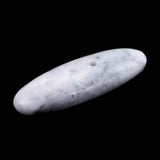 糸魚川翡翠 青海産 ラベンダー  54mm大珠 ディレクトリカード付 21.7g (ID:25771)