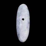糸魚川翡翠 青海産 ラベンダー  54mm大珠 ディレクトリカード付 21.7g (ID:25771)