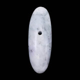 糸魚川翡翠 青海産 ラベンダー  54mm大珠 ディレクトリカード付 21.7g (ID:25771)