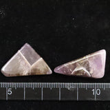 H＆E社 オーラライト23(AZOZEO) タンブル2個セット 証明書付 8.4g (ID:25782)