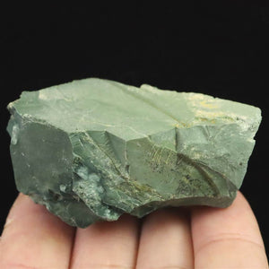 出雲の青石 原石 出雲碧玉 出雲石 53mm原石 ディレクトリカード付 52.4g (ID:25967