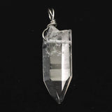 ブラジル トマスゴンサガ産水晶 31mm原石ペンダントトップ 5.7g (ID:25992)