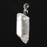 ブラジル トマスゴンサガ産水晶 31mm原石ペンダントトップ 5.7g (ID:25992)