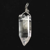 ブラジル トマスゴンサガ産水晶 31mm原石ペンダントトップ 5.7g (ID:25992)