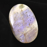 ロシア産 ベロモナイト ムーンストーン 53mmオーバルカボション 21.0g (ID:26040)