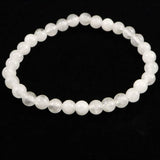 H&E社 アゼツライト（AZOZEO)　6mm玉ブレスレット 証明書付 10.0g (ID:26181)