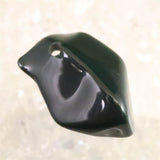 出雲碧玉 出雲石  24mm 磨き ペンダントトップ ディレクトリカード付 3.1g (ID:26230)