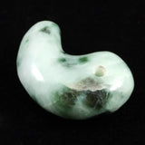 糸魚川翡翠  ヒスイ 小滝産 薄緑 30mm勾玉 ディレクトリカード付 13.80g (ID:26553)