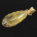 ゴールドルチルクォーツ  ワイヤー ペンダントトップ 4.5g (ID:26831)
