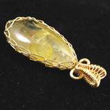 ゴールドルチルクォーツ  ワイヤー ペンダントトップ 4.5g (ID:26831)