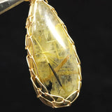 ゴールドルチルクォーツ  ワイヤー ペンダントトップ 4.5g (ID:26831)
