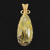 ゴールドルチルクォーツ  ワイヤー ペンダントトップ 4.5g (ID:26831)