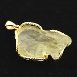 リビアンデザートグラス 35mm原石 ペンダントトップ 11.7g  (ID:26959)