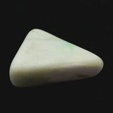 糸魚川翡翠 小滝産 薄緑  33mmタンブル ディレクトリカード付 41.6g (ID:27032)