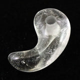 チベット カイラス産 ヒマラヤ 水晶 勾玉 4.56g (ID:27210)