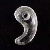 チベット カイラス産 ヒマラヤ 水晶 勾玉 4.56g (ID:27210)