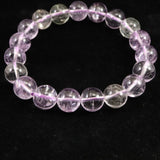 クンツァイト ３Aグレード 10.5mm玉ブレスレット 37.7ｇ　 (ID:27269)