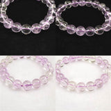 クンツァイト ３Aグレード 10.5mm玉ブレスレット 37.7ｇ　 (ID:27269)