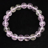 クンツァイト ３Aグレード 10.5mm玉ブレスレット 37.7ｇ　 (ID:27269)