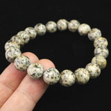 京都府産　鞍馬石 10mm玉ブレスレット　証明書付 28.2ｇ (ID:27294)