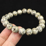 京都府産　鞍馬石 10mm玉ブレスレット　証明書付 28.2ｇ (ID:27294)