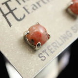 H&E社 シナゼツ(AZOZEO)  6mmラウンド ピアス 証明書付  (ID:27341)