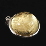 ギベオン ゴールド 15mmボール型　ペンダントトップ 7.4g (ID:27397)