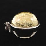 ギベオン ゴールド 15mmボール型　ペンダントトップ 7.4g (ID:27397)