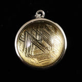 ギベオン ゴールド 15mmボール型　ペンダントトップ 7.4g (ID:27397)