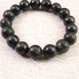 H&E社 ヒーラーズゴールド 12mm玉ブレスレット 証明書付 61.6g (ID:27434)