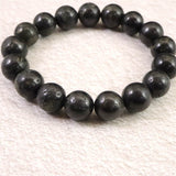 H&E社 ヒーラーズゴールド 12mm玉ブレスレット 証明書付 61.6g (ID:27434)