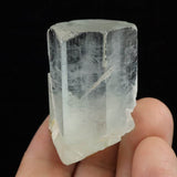 アクアマリン 42mm 結晶　原石 パキスタン カラコルム山脈 スカルドゥ産 雲母付 51.1ｇ (ID:27458)