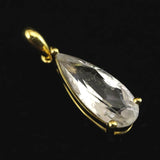 ロシア産 フェナカイト 12mm ドロップ カット ペンダントトップ 証明書付 3.00ct (ID:28009)