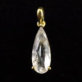 ロシア産 フェナカイト 12mm ドロップ カット ペンダントトップ 証明書付 3.00ct (ID:28009)