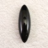 隠岐の島 黒曜石 48mm大珠 ディレクトリーカード付 10.6g (ID:28185)