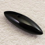 隠岐の島 黒曜石 48mm大珠 ディレクトリーカード付 10.6g (ID:28185)